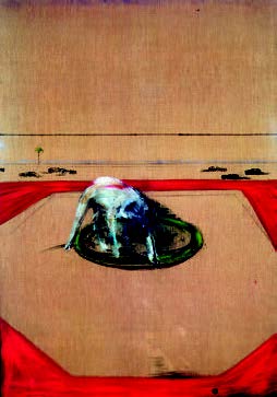 Εικόνα 1 Μελέτη σκύλου. Francis Bacon (1952, λάδι σε καμβά, 198 Χ 137 εκ. Tate Gallery, Λονδίνο, Αγγλία).