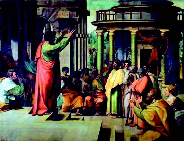Ραφαήλ,  Ο Απόστολος Παύλος στην Αθήνα, 1513-1514