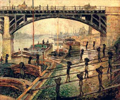 Claude Monet Φορτωτές κάρβουνου (1875)