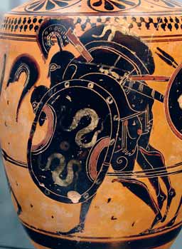 Ο Αίας μεταφέρει εκτός του πεδίου της μάχης τον νεκρό Αχιλλέα
