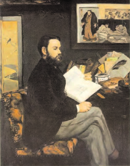 Emil Zola, 1840-1902, ελαιογραφία του E. Manet