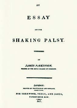 Πραγματεία περί της τρομώδους παραλύσεως, James Parkinson, Λονδίνο 1817