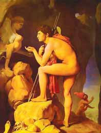 Ingres, Ο Οιδίπους κοι το αίνιγμα της Σφιγγός, 1808